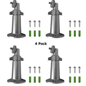 Security Wall Mount Metal Bracket Universal 0.25'' Thread Screw indoor/Outdoor